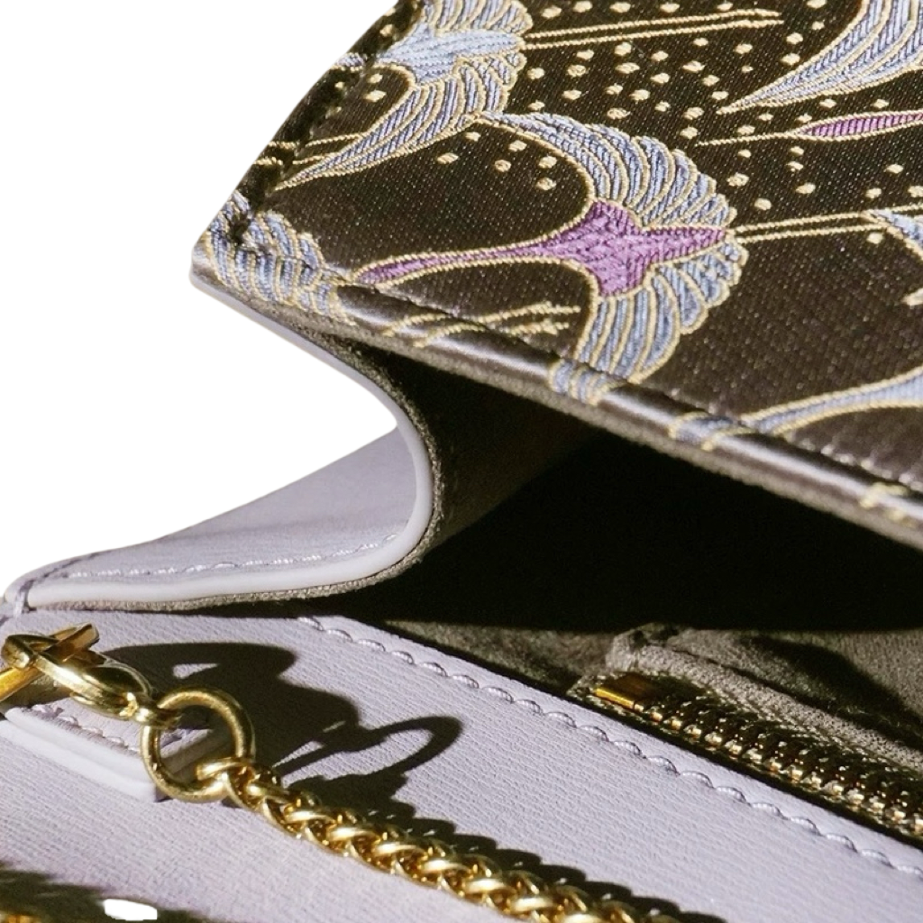 Song Brocade Clutch Bag pure silk with tradional Chinese patterns