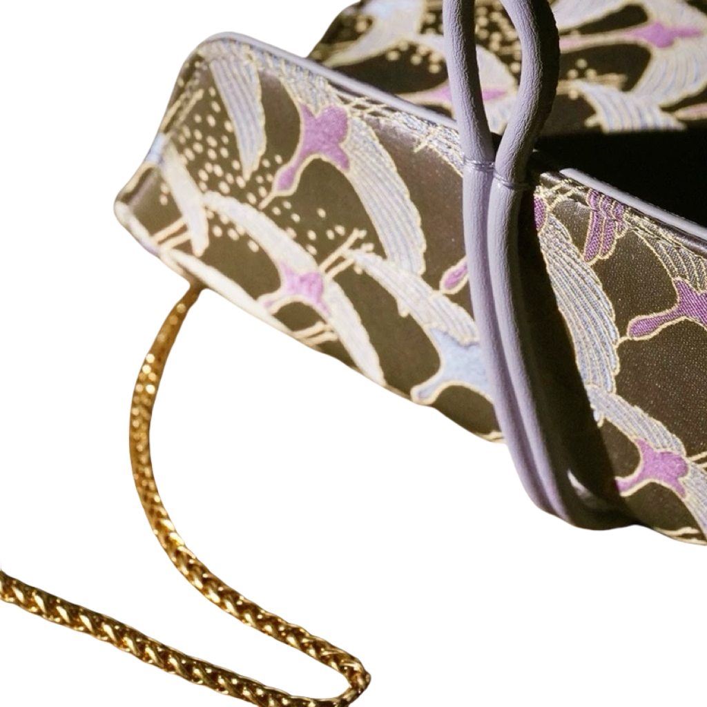 Song Brocade Clutch Bag pure silk with tradional Chinese patterns