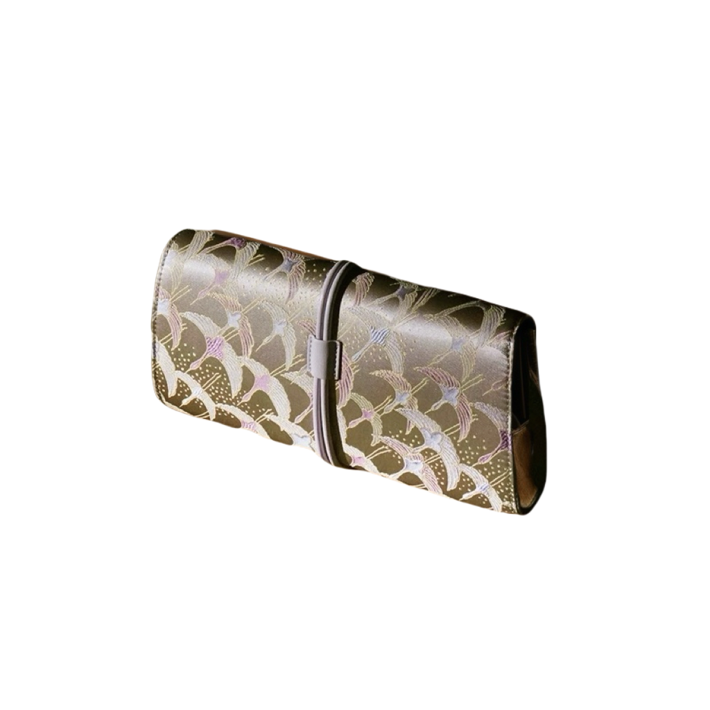 Song Brocade Clutch Bag pure silk with tradional Chinese patterns