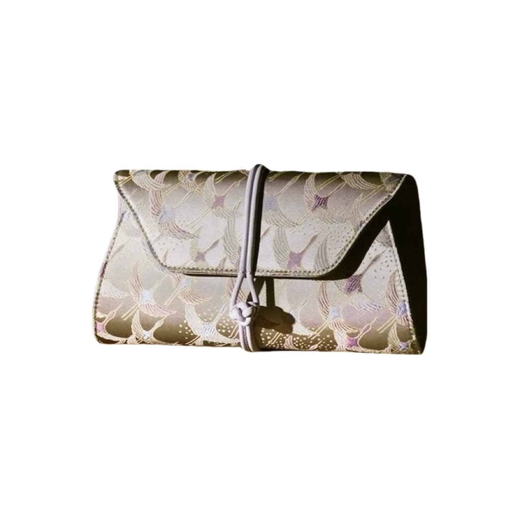 Song Brocade Clutch Bag pure silk with tradional Chinese patterns