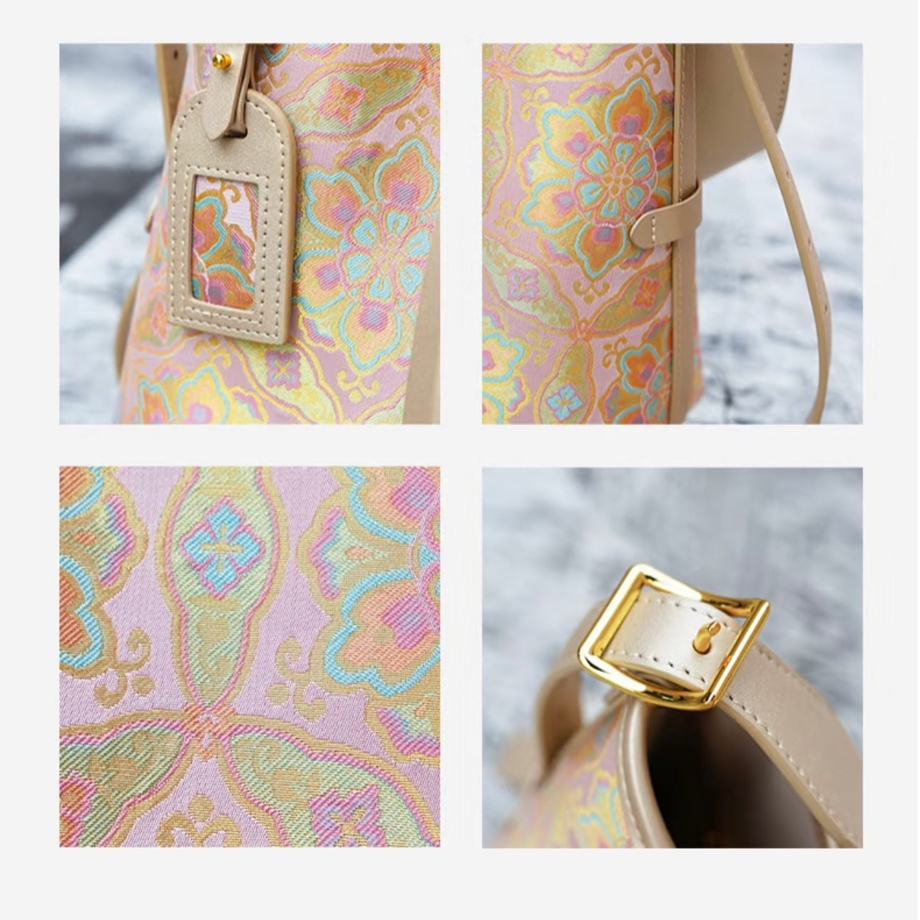 Carryall heritage silk handmade bag museum-quality collections for gift